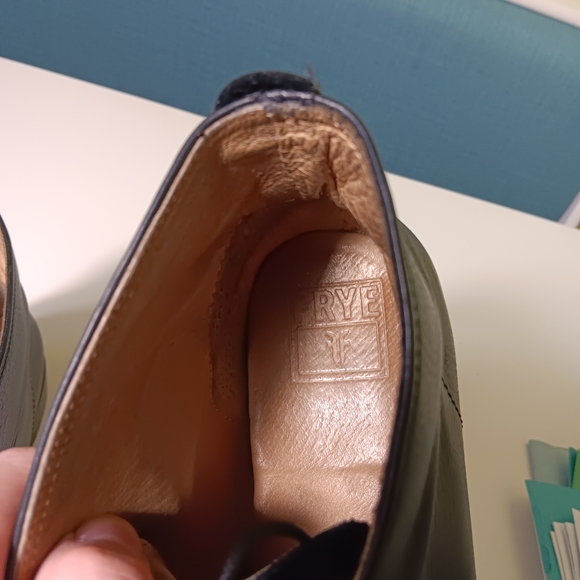 Frye Boots Mens 9.5 Black Phillip Chukka Leather Lace Up Ankle 87533 - Picture 13 of 14